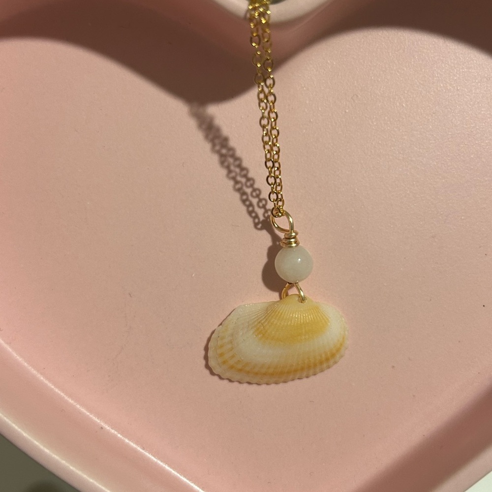 Seashell Necklace - Sunshine Shell - image 3